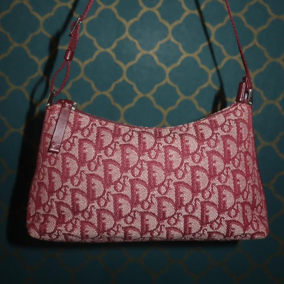 Dior Handbags - Dior Red Oblique Baguette